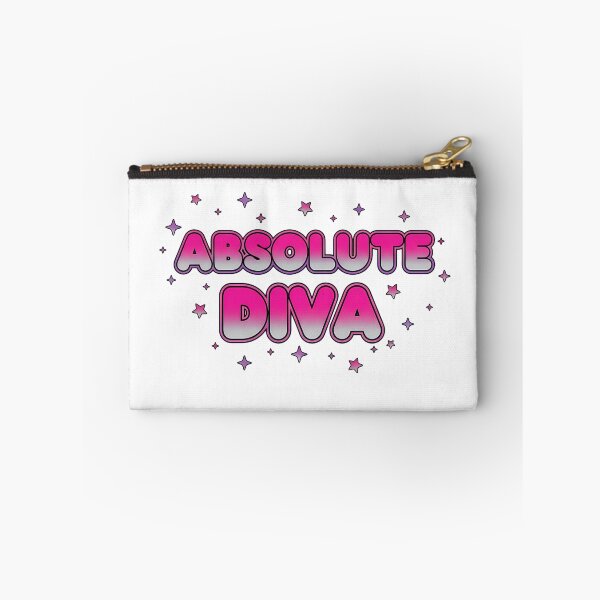 Item preview, Absolute Diva Y2K Aesthetic Pink Bubble Text designed and sold by DripCultureLab.