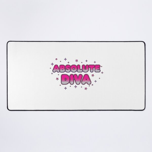 Item preview, Absolute Diva Y2K Aesthetic Pink Bubble Text designed and sold by DripCultureLab.