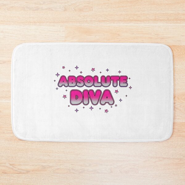 Item preview, Absolute Diva Y2K Aesthetic Pink Bubble Text designed and sold by DripCultureLab.