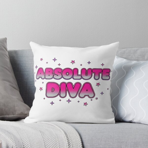 Item preview, Absolute Diva Y2K Aesthetic Pink Bubble Text designed and sold by DripCultureLab.