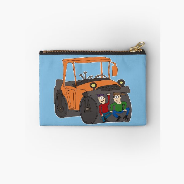 Item preview, Funny Steamroller Pancake Mode Cartoon – Cute Flattened Friends Roadwork Meme Art designed and sold by MyxaART.