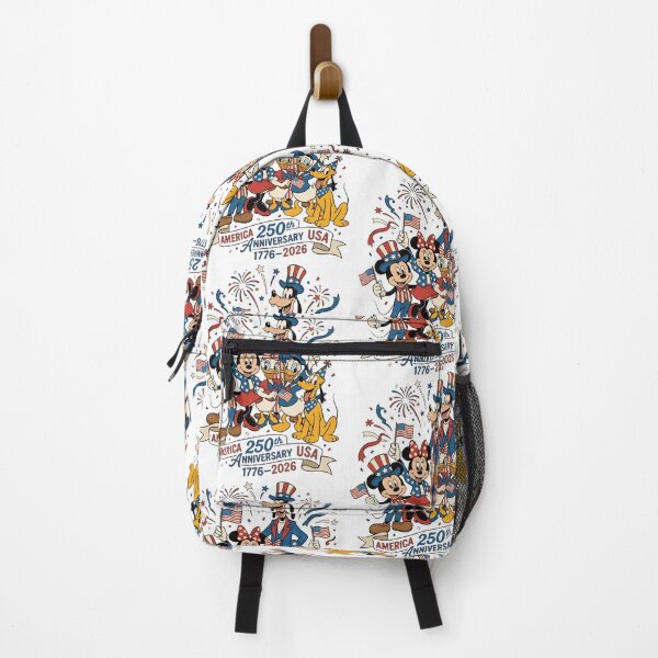 Item preview, America 250 Anniversary USA 1776–2026 Patriotic Cartoon Characters Celebration designed and sold by jinajinawoodood.