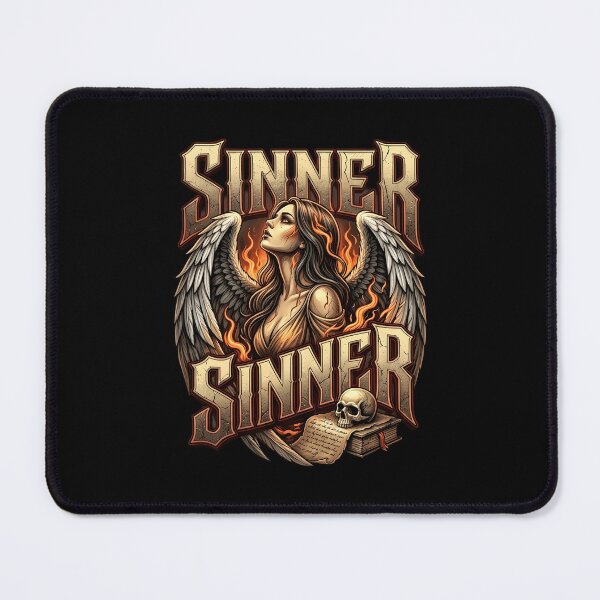 Item preview, Sinner Sinner Fallen Angel Gothic Dark Fantasy designed and sold by jinajinawoodood.