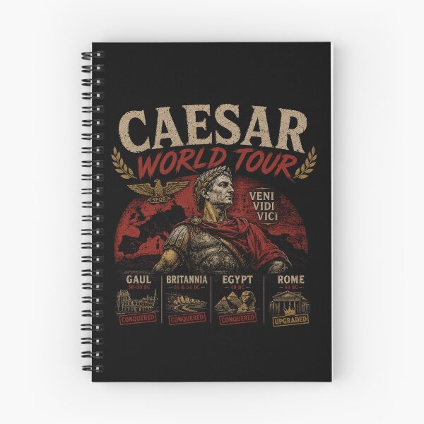 Item preview, Caesar World Tour Roman Empire Parody designed and sold by Retr0Tshirts.