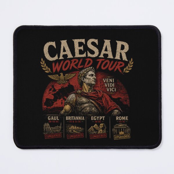 Item preview, Caesar World Tour Roman Empire Parody designed and sold by Retr0Tshirts.
