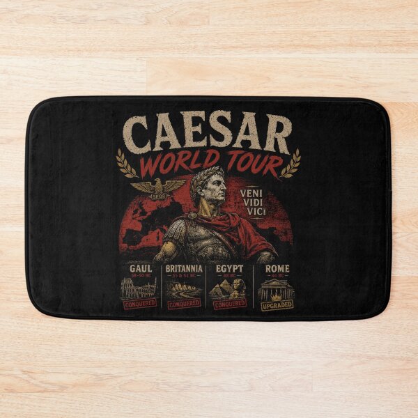Item preview, Caesar World Tour Roman Empire Parody designed and sold by Retr0Tshirts.