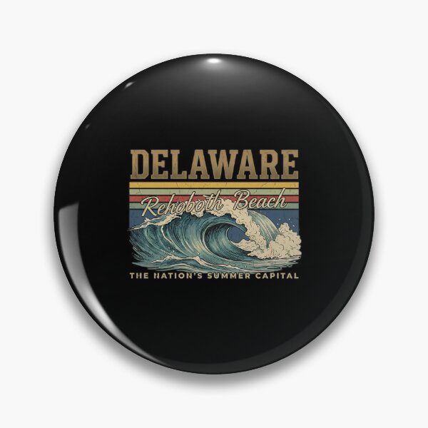 Item preview, Delaware Rehoboth Beach Retro Surf Beach Sunrise Ocean designed and sold by Grace-Cop.