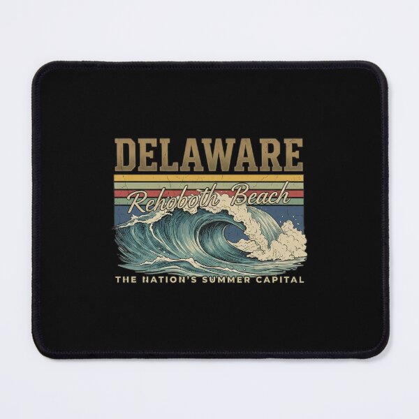 Item preview, Delaware Rehoboth Beach Retro Surf Beach Sunrise Ocean designed and sold by Grace-Cop.
