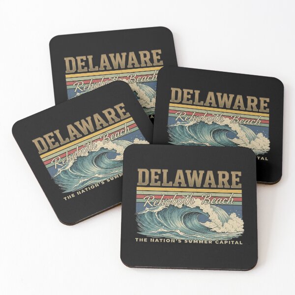 Item preview, Delaware Rehoboth Beach Retro Surf Beach Sunrise Ocean designed and sold by Grace-Cop.