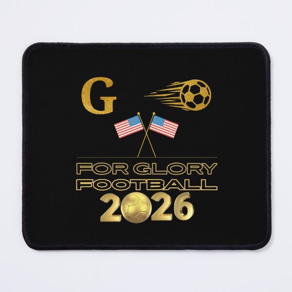 Item preview, For Glory Football 2026 USA Gold Soccer Fan Design American Flag Sports Tournament Shirt designed and sold by Art IN Pack.