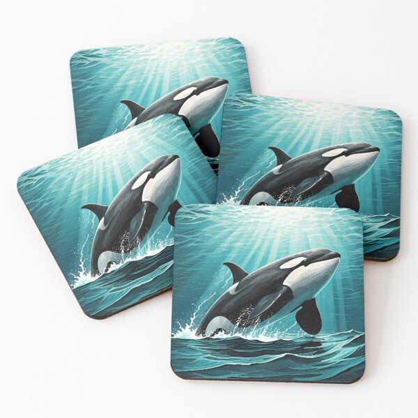 Item preview, Leaping Orca, Ai Generated Art  designed and sold by ACC .