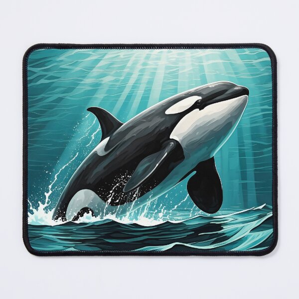 Item preview, Leaping Orca, Ai Generated Art designed and sold by ACC .