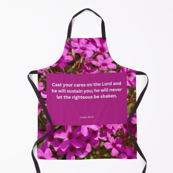 Item preview, Psalm 55 pink flower background designed and sold by happytraveller1.