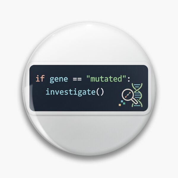 Item preview, If Gene Mutated Investigate Code Sticker designed and sold by HypatiaLab.