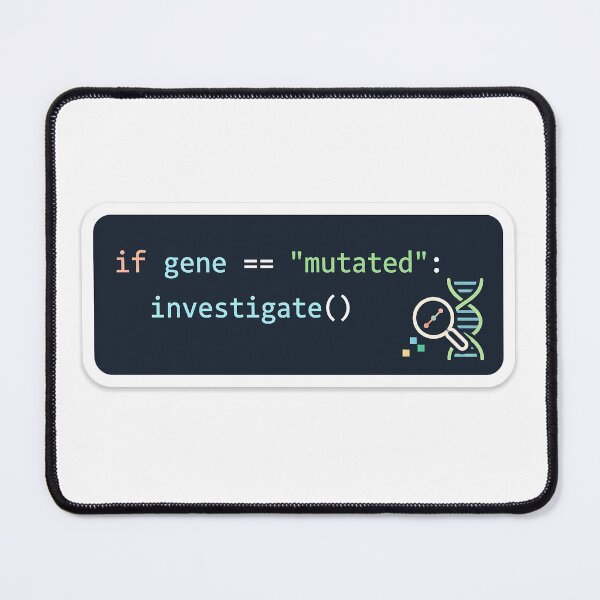 Item preview, If Gene Mutated Investigate Code Sticker designed and sold by HypatiaLab.