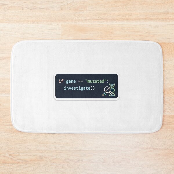 Item preview, If Gene Mutated Investigate Code Sticker designed and sold by HypatiaLab.