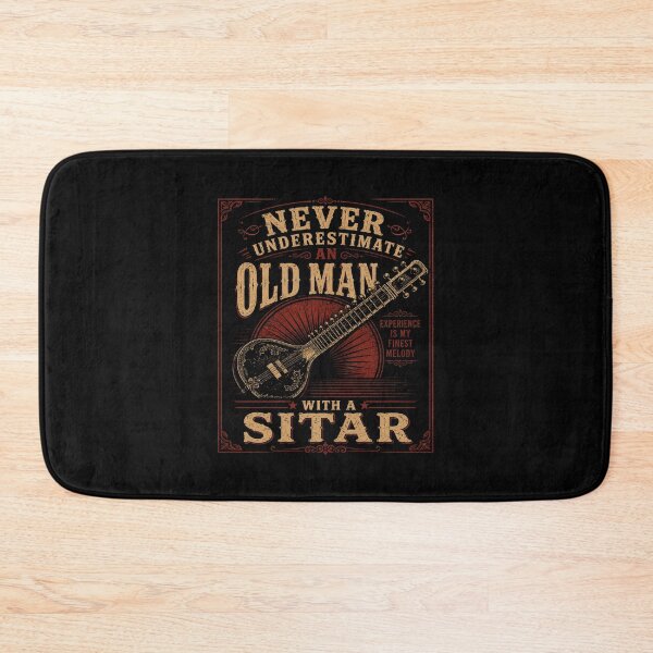 Item preview, Never Underestimate An Old Man With A Sitar | Vintage Concert Poster Edition designed and sold by AMICO77.