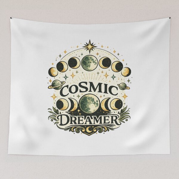 Item preview, Cosmic Dreamer Vintage Moon Phases Celestial designed and sold by Mr Lee.