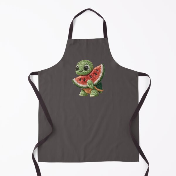 Item preview, Cute Turtle Watermelon Embroidery Patch designed and sold by MegaNovaArt.