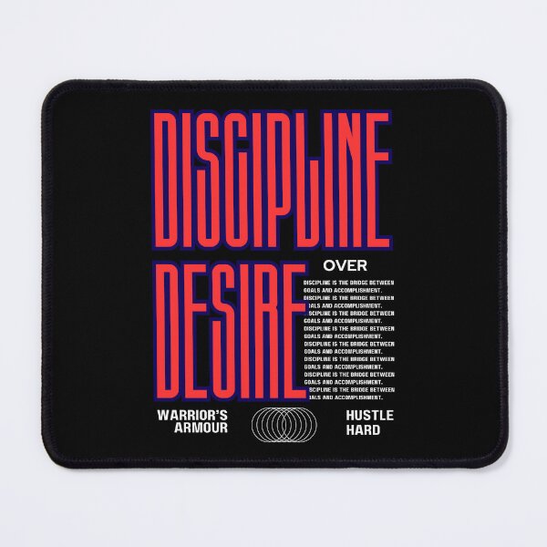 Item preview, Discipline Over Desire Quotes for Men  designed and sold by WarriorsArmour.