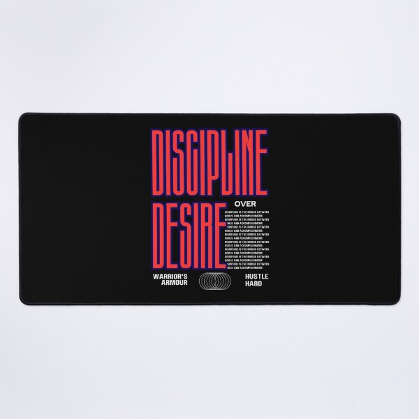 Item preview, Discipline Over Desire Quotes for Men designed and sold by WarriorsArmour.