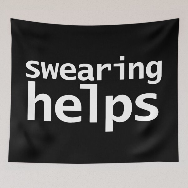 Item preview, Swearing Helps designed and sold by rachelgrayz.
