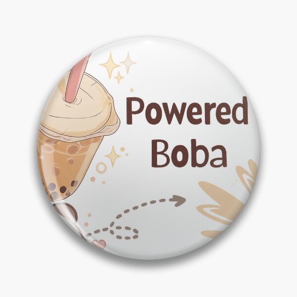 Item preview, Powered by Boba – Cute Bubble Tea Panda Kawaii Design designed and sold by ravenRM.