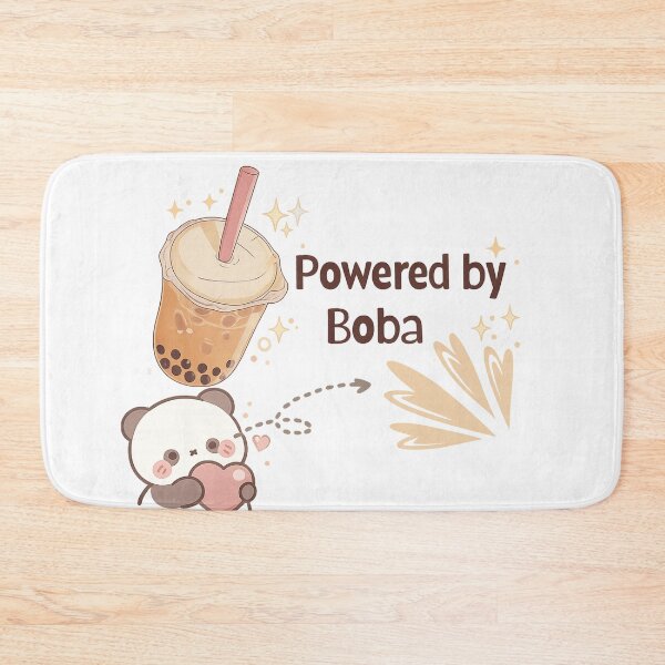 Item preview, Powered by Boba – Cute Bubble Tea Panda Kawaii Design designed and sold by ravenRM.