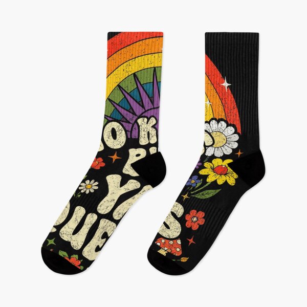 Item preview, No Kings But Yas Queens Retro Rainbow Floral Feminist Pride Design  designed and sold by YubitaLeLe.