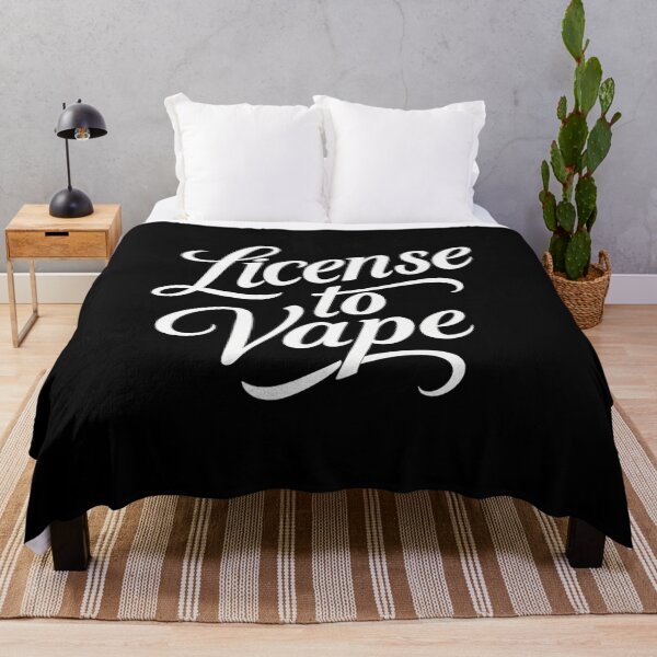 Item preview, License to Vape – Tattoo Style Lettering designed and sold by House of Taste Vape Designs.