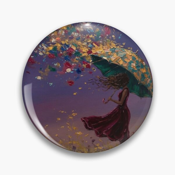 Item preview, Whimsical Twilight Stroll: Artistic Impressionist Design designed and sold by Sashka-.