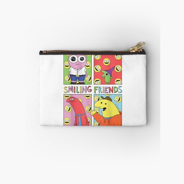 Item preview, Smiling Friends Smiley Face Character Collage designed and sold by Plonkylar.