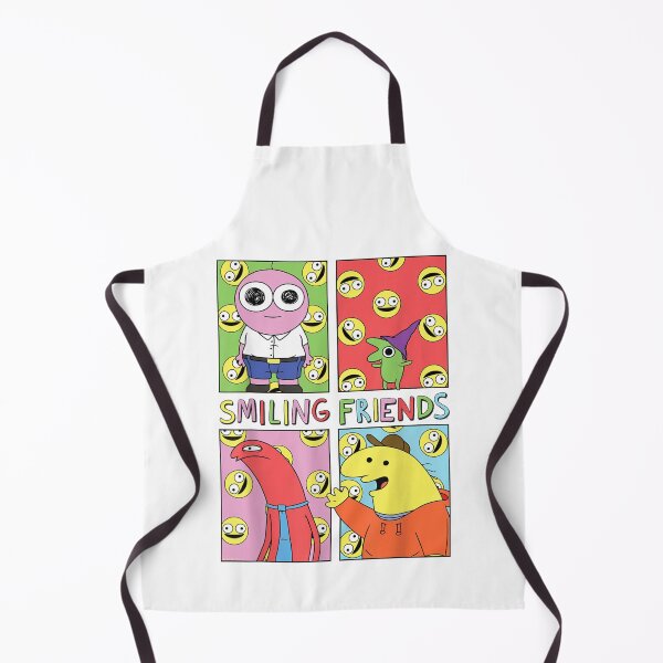 Item preview, Smiling Friends Smiley Face Character Collage designed and sold by Plonkylar.