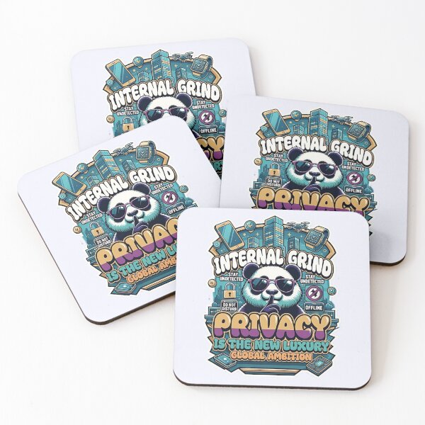 Item preview, Privacy Is The New Luxury - Internal Grind Panda Streetwear designed and sold by RajaArtDesign.