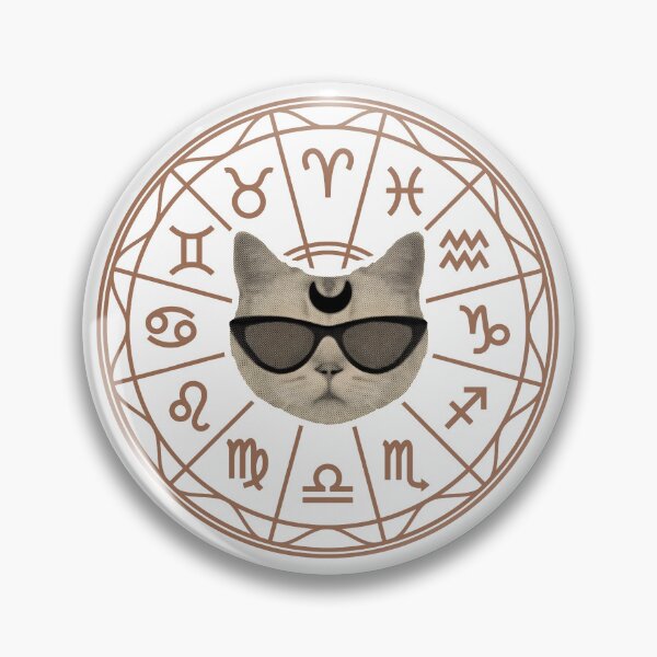 Item preview, Cool Cosmic Cat Zodiac Wheel designed and sold by Blupunk.