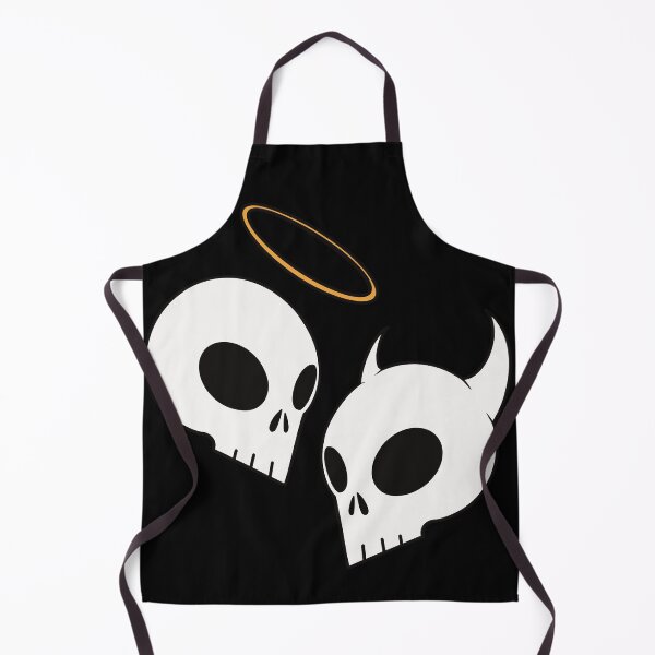 Item preview, Angel and devil skulls designed and sold by AngelPainter.