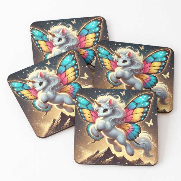 Item preview, Unicorn Butterfly, Ai Generated Art designed and sold by ACC .