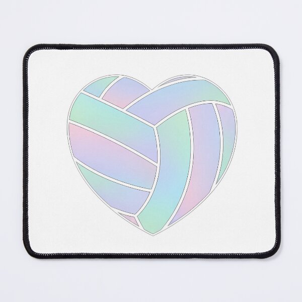 Item preview, Minimalist Geometric Volleyball Heart Shape Design designed and sold by DripCultureLab.