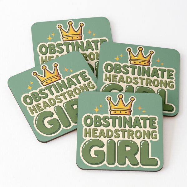 Item preview, Obstinate Headstrong Girl – Pride and Prejudice Inspired Literary Design designed and sold by The Sandy Design Store.