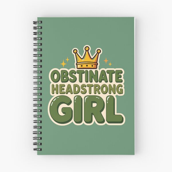 Item preview, Obstinate Headstrong Girl – Pride and Prejudice Inspired Literary Design designed and sold by The Sandy Design Store.