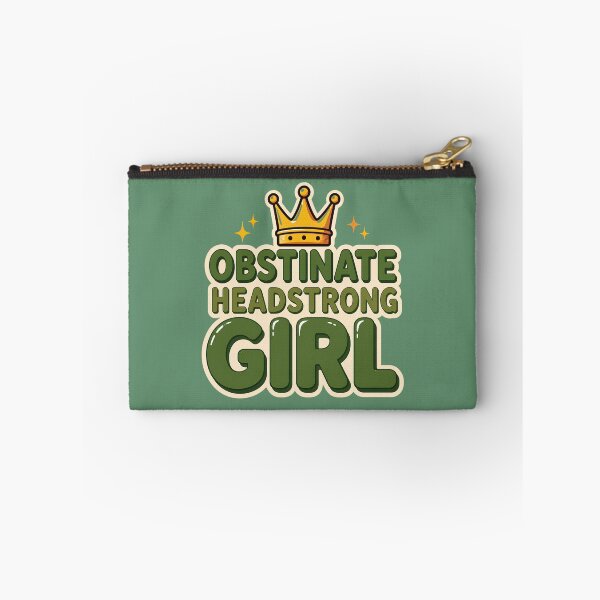 Item preview, Obstinate Headstrong Girl – Pride and Prejudice Inspired Literary Design designed and sold by The Sandy Design Store.