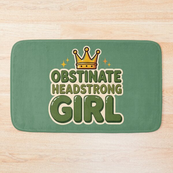 Item preview, Obstinate Headstrong Girl – Pride and Prejudice Inspired Literary Design designed and sold by The Sandy Design Store.