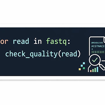 Artwork thumbnail, For Read In Fastq Check Quality Sticker by HypatiaLab