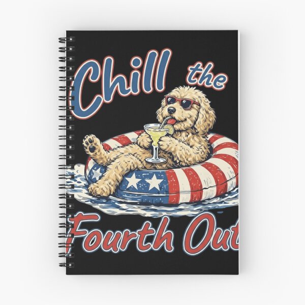 Item preview, Chill the Fourth Out Patriotic Goldendoodle Dog 4th of July designed and sold by haitrieuic96.