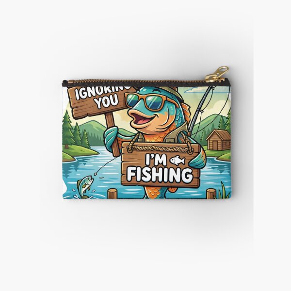 Item preview,  Funny Fishing Design – I'm Not Ignoring You, I'm Fishing designed and sold by nouri el wardi.