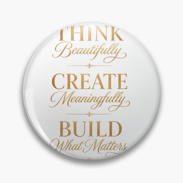 Item preview, Think Beautifully • Create Meaningfully • Build What Matters designed and sold by happiness1000.