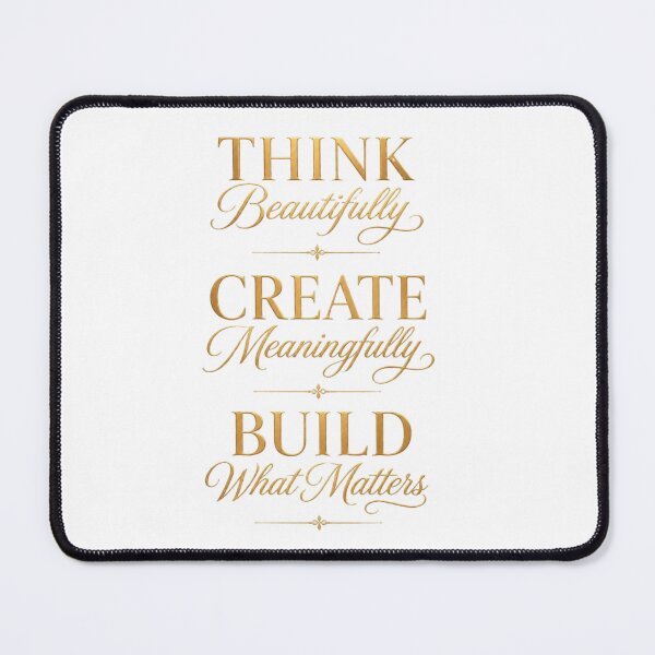 Item preview, Think Beautifully • Create Meaningfully • Build What Matters designed and sold by happiness1000.