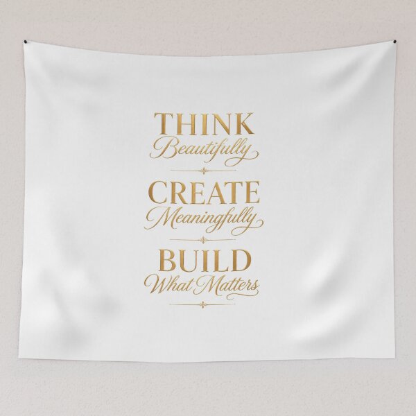 Item preview, Think Beautifully • Create Meaningfully • Build What Matters designed and sold by happiness1000.