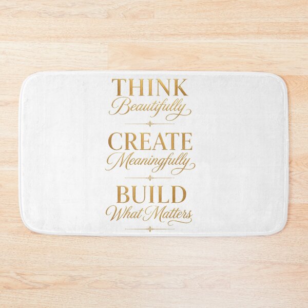 Item preview, Think Beautifully • Create Meaningfully • Build What Matters designed and sold by happiness1000.