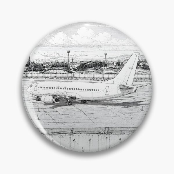 Item preview, Commercial Airplane at Airport designed and sold by EMairplanes.